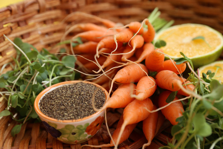 Micro-zanahorias al horno